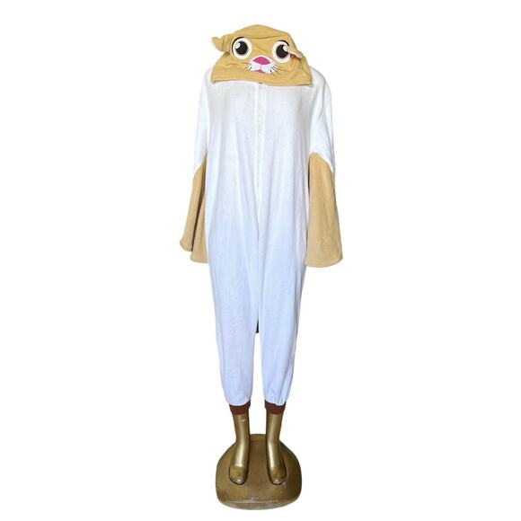 Adult Mens Womens Size Small Halloween Flying Squirrel Zip Up Hooded Costume - Picture 1 of 9